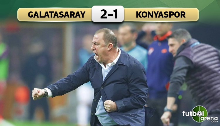 Galatasaray 2-1 Konyaspor maç özeti ve golleri (İZLE)