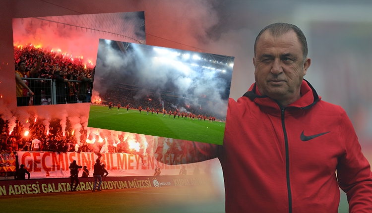 Galatasaray'ın Türk Telekom stadındaki antrenmanından çok özel anlar
