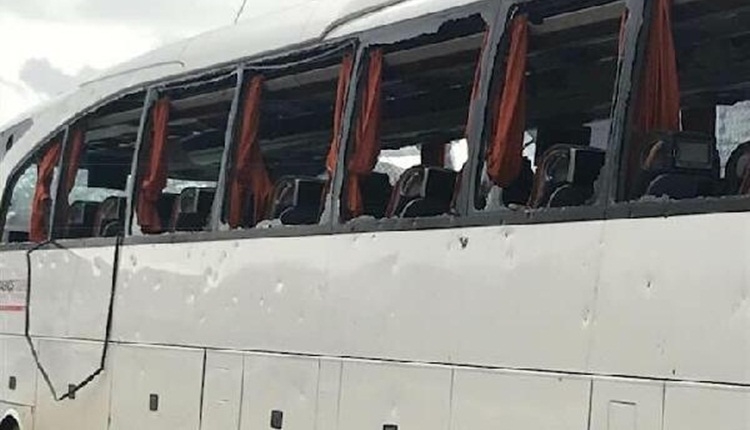 Gümüşhane'de Hopaspor otobüsüne insanlık dışı saldırı