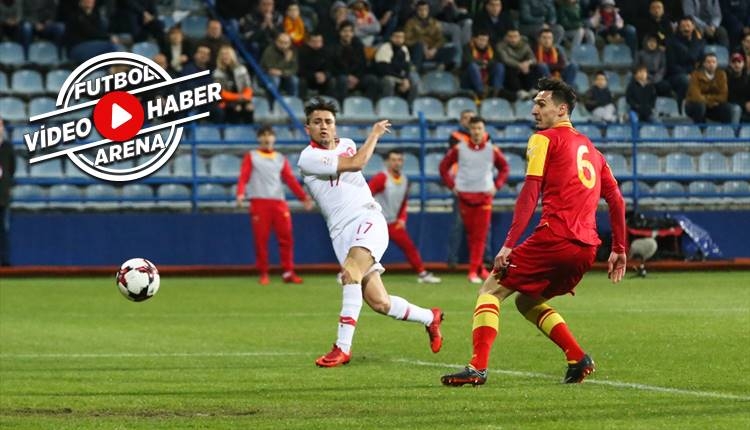 Karadağ - Türkiye maçı Cengiz Ünder'in golü (İZLE)