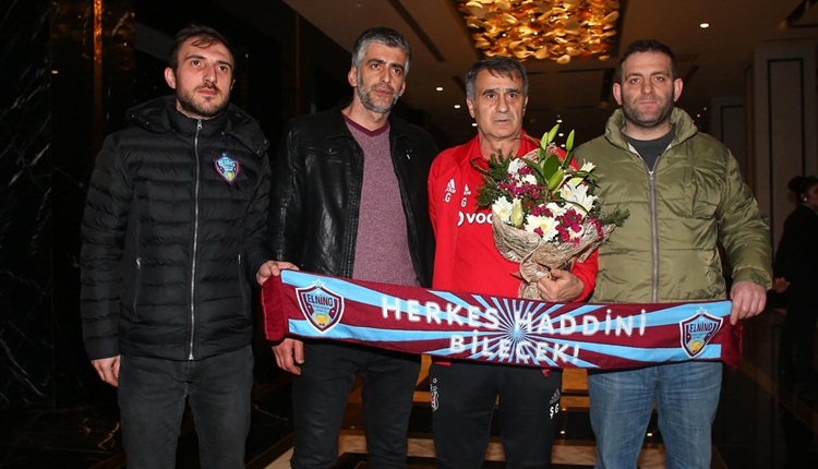 Şenol Güneş'e Trabzonspor taraftarından ziyaret: 'Trabzon'a zarar verdiler'