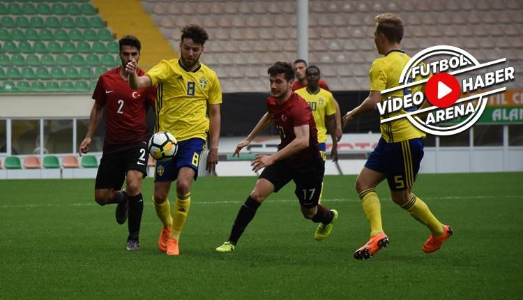 Türkiye U21 0-3 İsveç U21 maçı özeti ve golleri (İZLE)