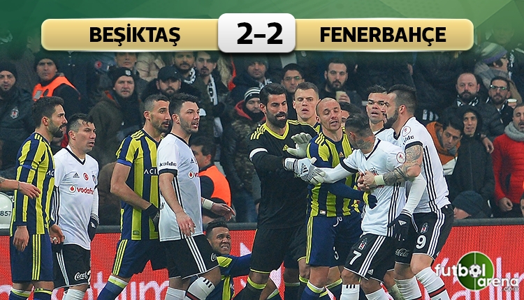 Beşiktaş - Fenerbahçe maçı özeti ve golleri (İZLE)