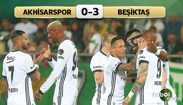 Akhisarspor 0 - 3 Beşiktaş maçın özeti ve golleri (İZLE)