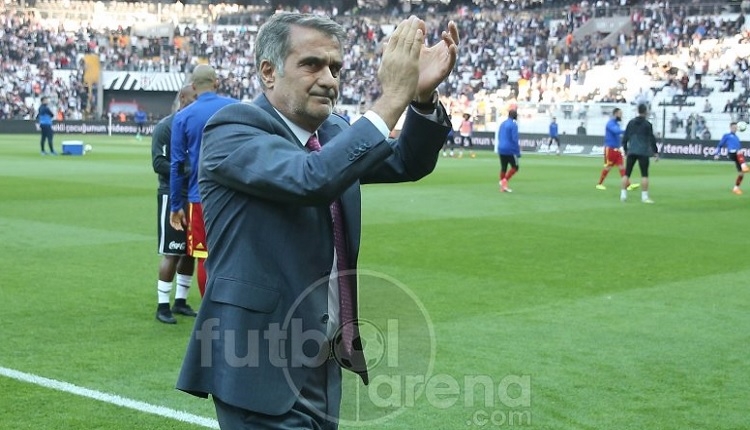 Beşiktaş taraftarlarından Şenol Güneş'e anlamlı pankart