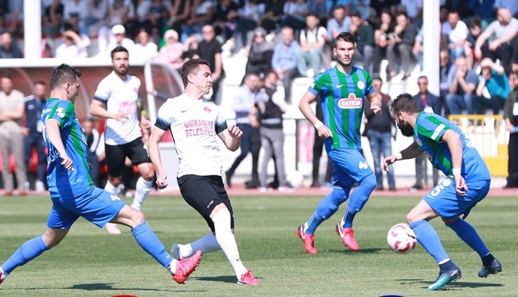 Çaykur Rizespor, Süper Lig'e döndü! Ümraniyespor 0-1 Çaykur Rizespor maç özeti (İZLE)