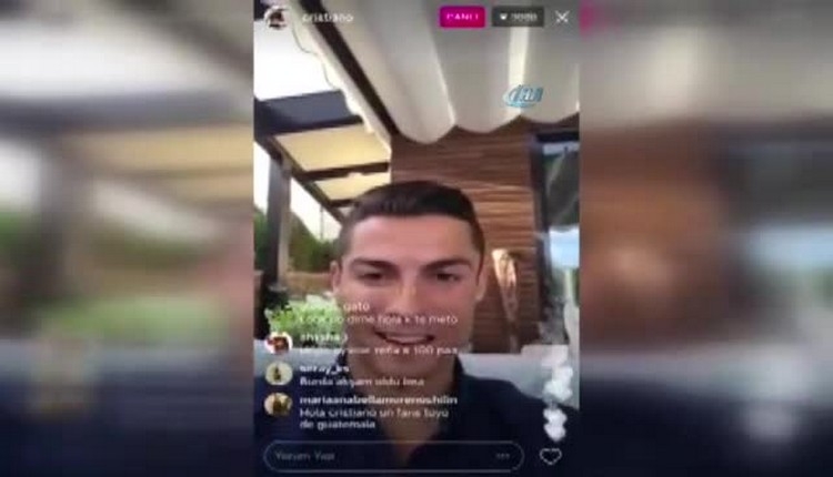 Cristiano Ronaldo'dan Beşiktaş'a mesaj!