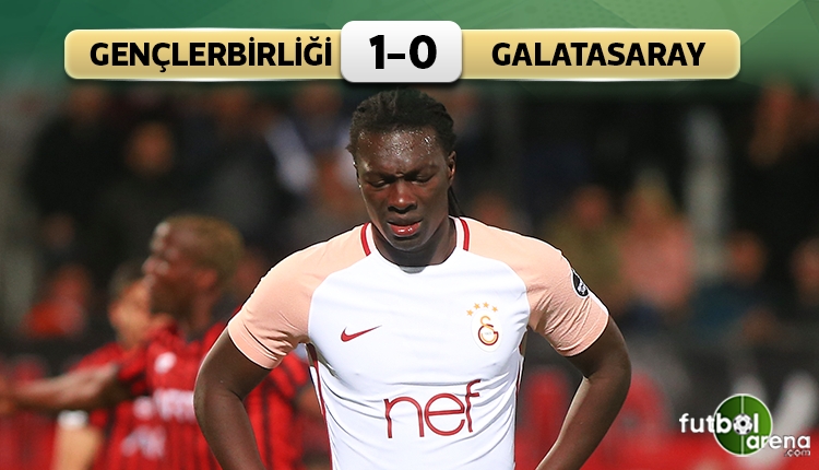 Gençlerbirliği 1 - 0 Galatasaray maçın özeti ve golü (İZLE)