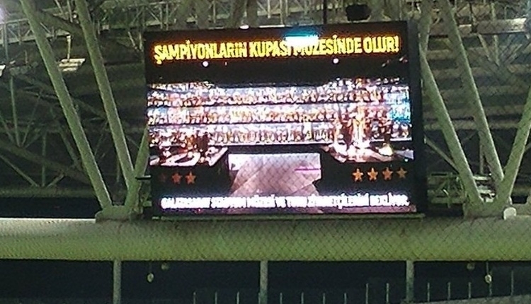 Galatasaray'dan skorboard açıklaması 