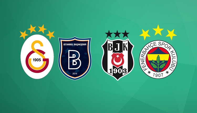 Şampiyonluk yolunda ikili averajda kim önde? (Galatasaray, Başakşehir, Beşiktaş, Fenerbahçe)