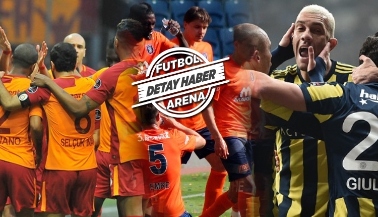 Galatasaray, Fenerbahçe, Başakşehir 2'li 3'lü averajda son durum