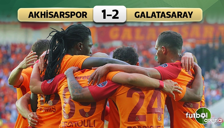 Akhisarspor 1 - 2 Galatasaray maçın özeti ve golleri (İZLE)