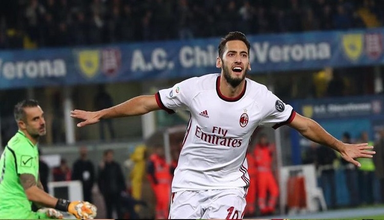 Hakan Çalhanoğlu'nun Milan - Verona maçında attığı golü (İZLE)
