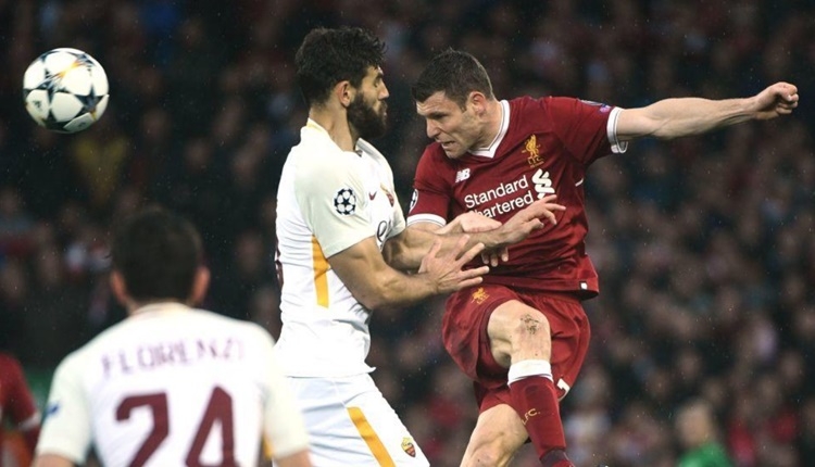 Roma - Liverpool maçında James Milner'in kendi kalesine attığı gol (İZLE)