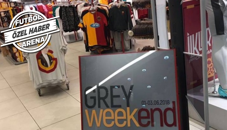 Galatasaray'da 'Grey Weekend' kampanyasının ilk gününde 1,5 milyon TL gelir