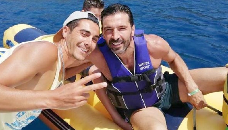 Gianluigi Buffon tatil için Bodrum'a geldi