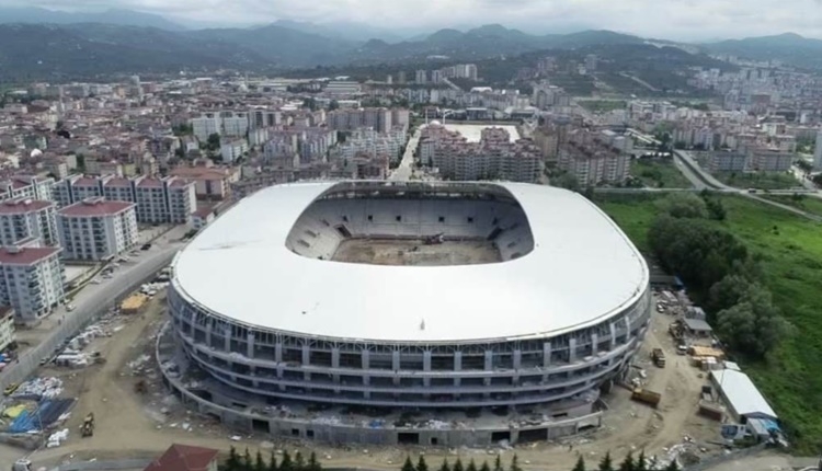 Ordu'daki stadın %80'i tamamlandı