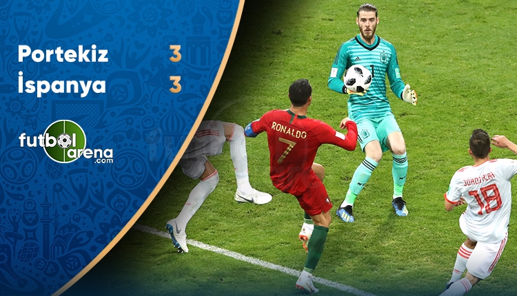 Portekiz 3-3 İspanya maç özeti ve golleri (İZLE)