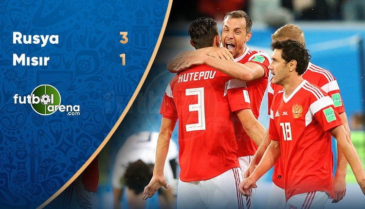 Rusya 3-1 Mısır maç özeti ve golleri (İZLE)