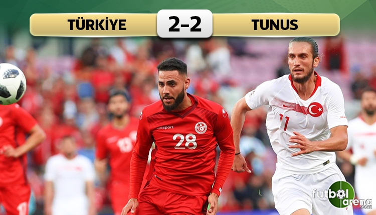 Türkiye 2-2 Tunus maç özeti ve golleri (İZLE)