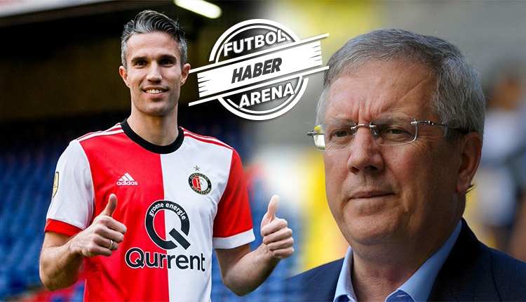 Fenerbahçe - Feyenoord maçında Aziz Yıldırım'a gönderme, Van Persie'ye ıslık