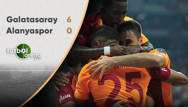 Galatasaray 6 - 0 Alanyaspor maçın özeti ve golleri (İZLE)