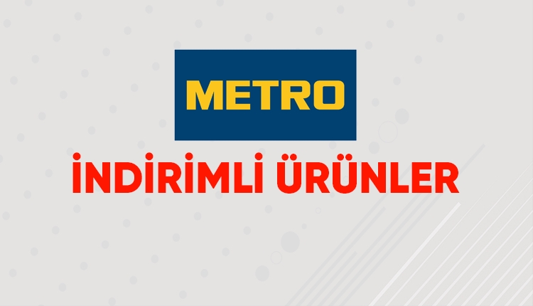 Metro şok indirim 15-31 Ağustos (Metro indirimli ürünler kataloğu)