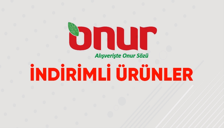 Onur Market 14-20 Ağustos indirim (Onur Market kampanya Haftanın Ürünü)