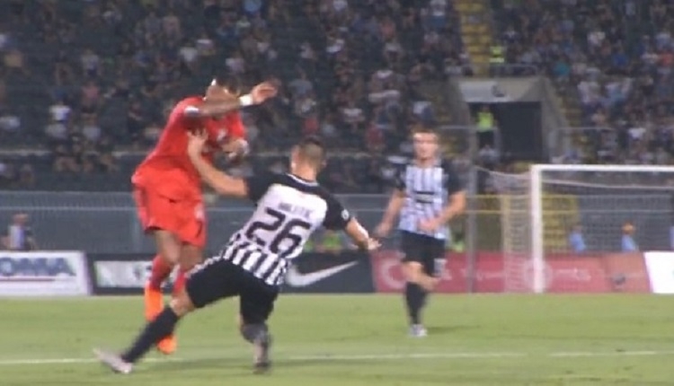 Quaresma'yı çıldırttılar! Partizan'ın sert faulleri