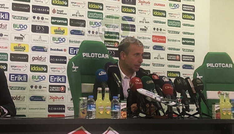 Abdullah Avcı: ''Bursaspor deplasmanında 1 puan değerlidir''