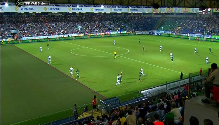 Bursaspor'da Sakho'nun Rizespor maçında iptal edilen golü