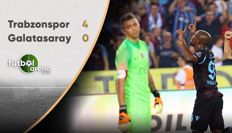 Galatasaray'a Trabzon'da soğuk duş! Trabzonspor 4-0 Galatasaray