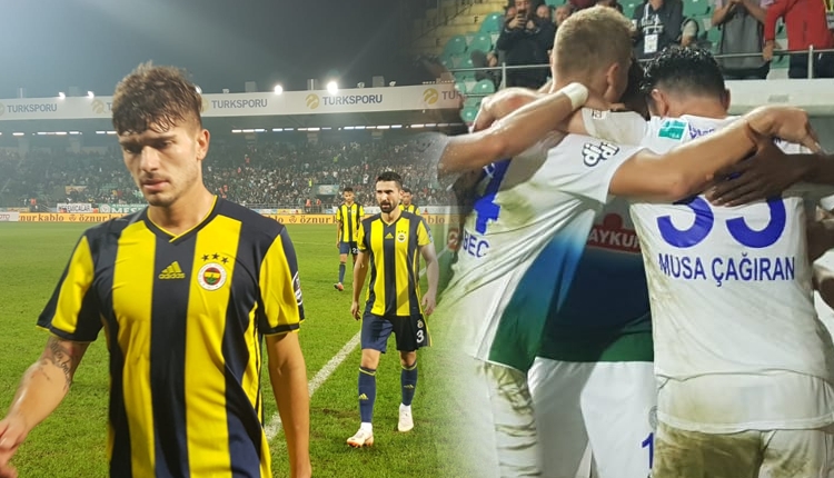 Rizesporlu Vedat Muriqi Fenerbahçe maçında ilki yaşadı