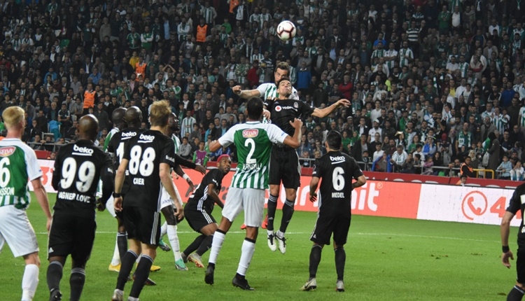 Atiker Konyaspor 2-2 Beşiktaş maçın özeti ve golleri