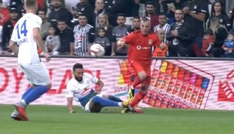 Beşiktaş maçında Orhan Ovacıklı kırmızı kart gördü, özür diledi!