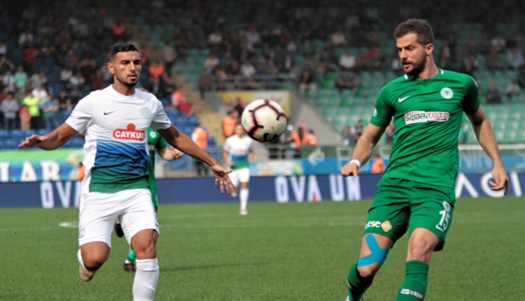 Çaykur Rizespor 1 - 1 Atiker Konyaspor maçın özeti ve goller