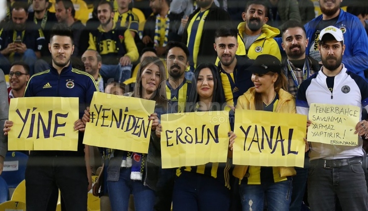 Fenerbahçe tribünlerinde Ersun Yanal sesleri