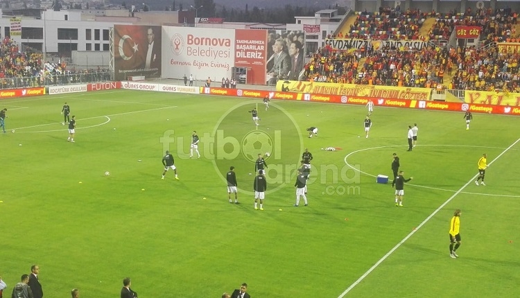 Göztepe'de, Beşiktaş maçı öncesi iki futbolcu arasında tartışma