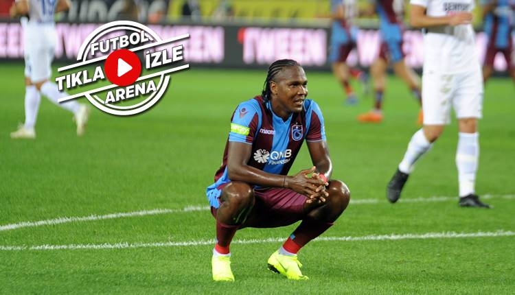 Trabzonspor 0-0 Erzurumspor maçı özeti (İZLE)