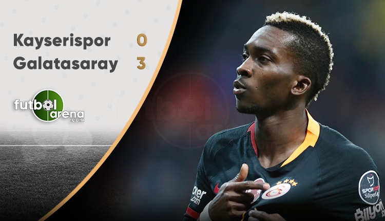 Kayserispor 0-3 Galatasaray maç ve özeti ve golleri (İZLE)