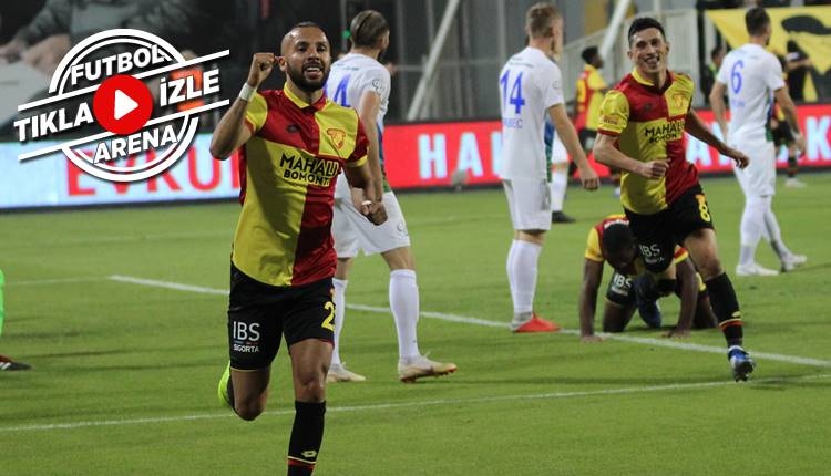 Göztepe 2-0 Rizespor maçı özeti ve golleri (İZLE)