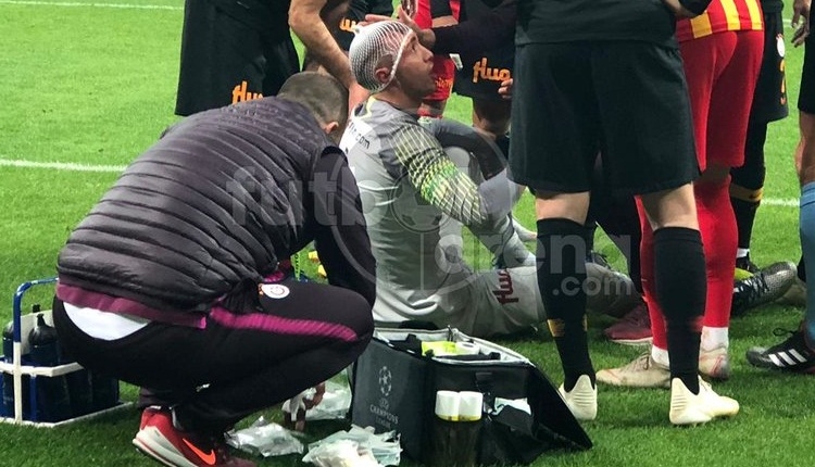 Muslera'ya sahada 12 dikiş atıldı! Sağlık durumu