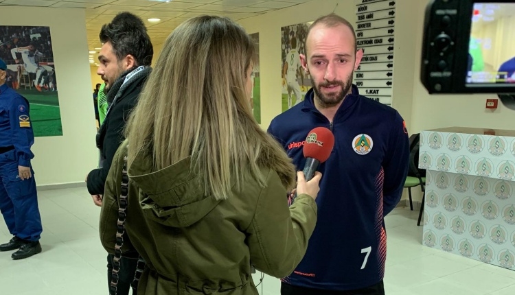 Aytemiz Alanyaspor'da Efecan, FutbolArena'ya konuştu: ''Galibiyeti kaçırdık...''