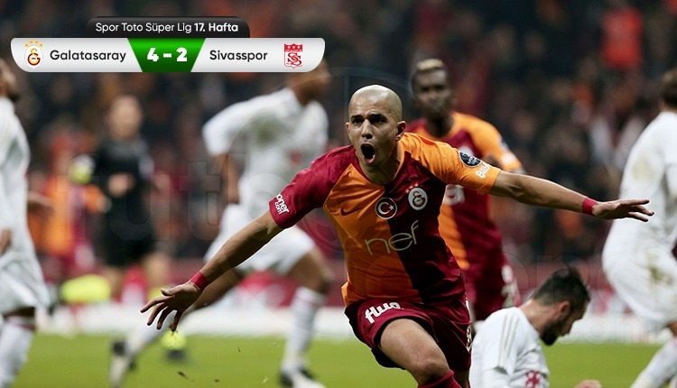 Galatasaray, Sivasspor'u 4-2 mağlup etti