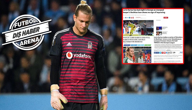 Loris Karius'un hatası İngiltere'de gündem oldu