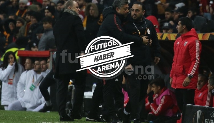 Galatasaray - Benfica maçında Hasan Şaş'ı zor tuttular