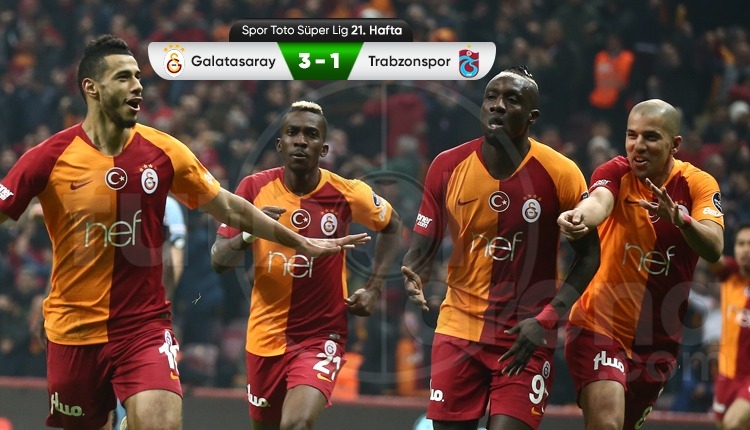 Galatasaray haftanın maçında Trabzonspor'u devirdi (İZLE)