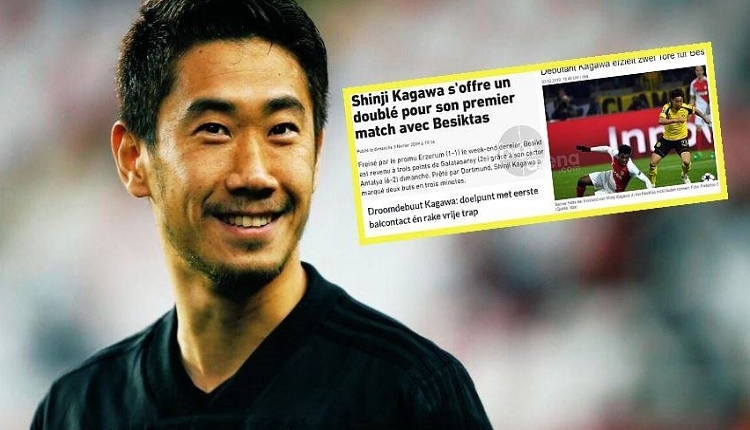 'Kagawa sen bir çılgınsın!' Avrupa basınında manşetlerde