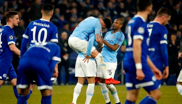 Schalke 2-3 Manchester City maç özeti ve golleri İZLE