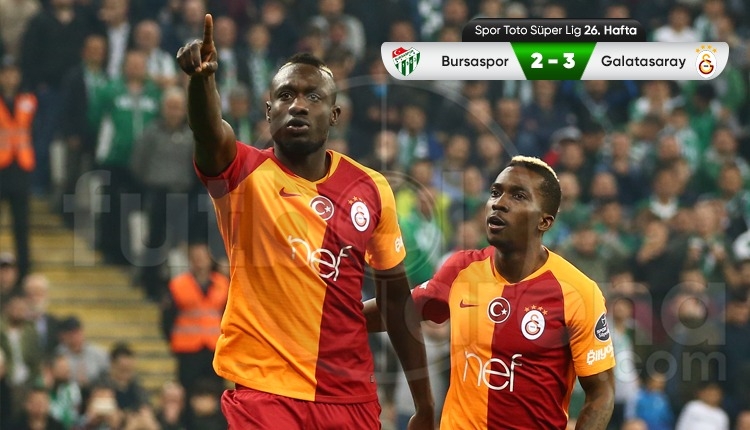 Bursaspor 2-3 Galatasaray maç özeti ve golleri (İZLE)
